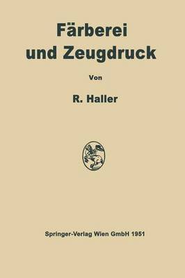 bokomslag Färberei und Zeugdruck
