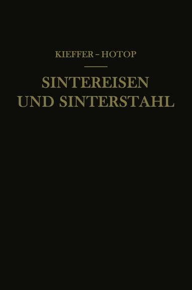 bokomslag Sintereisen und Sinterstahl