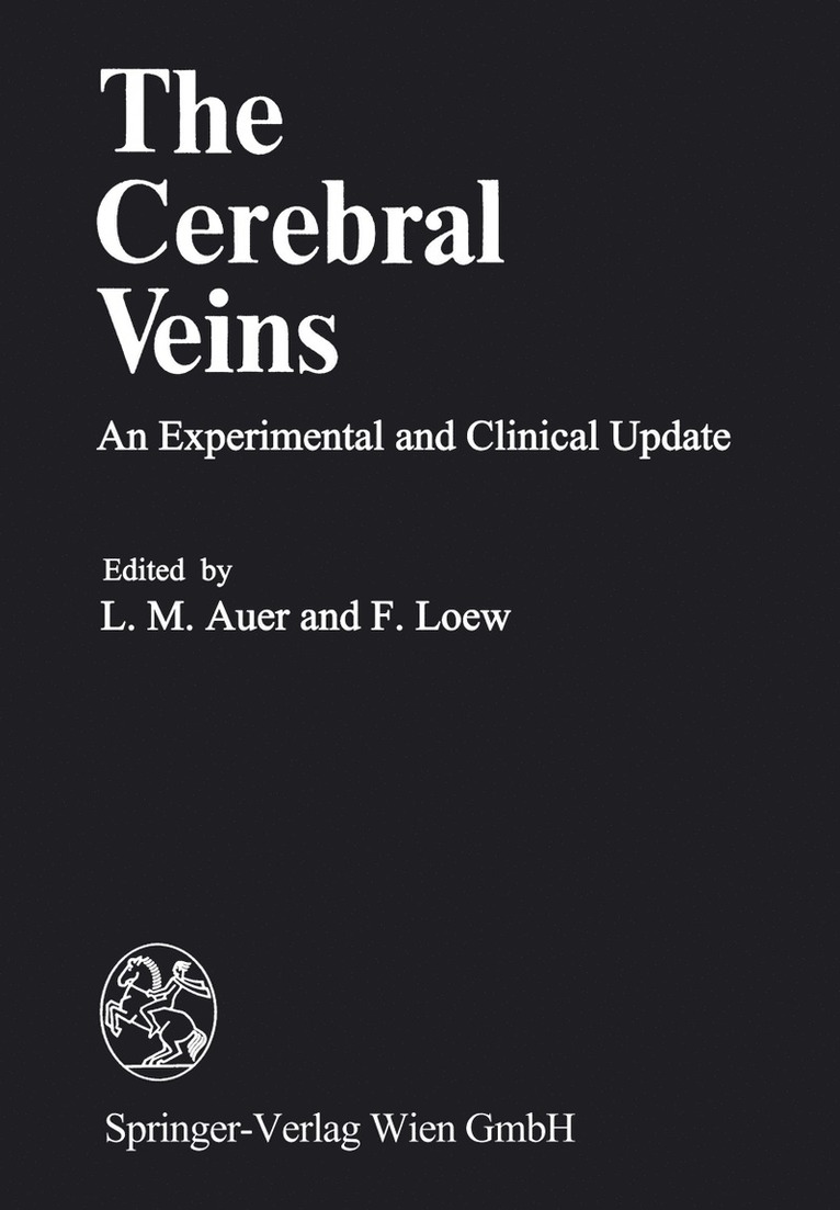 L.M. Auer, F. Loew, L. M. Auer - Cerebral Veins, Häftad