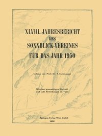 bokomslag XLVIII. Jahresbericht des Sonnblick-Vereines fr Das Jahr 1950