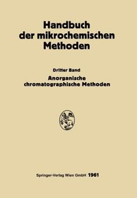 bokomslag Anorganische Chromatographie und Elektrophorese