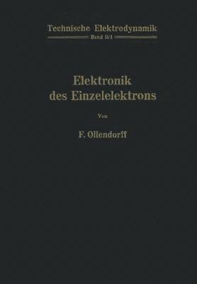 bokomslag Innere Elektronik Erster Teil Elektronik des Einzelelektrons