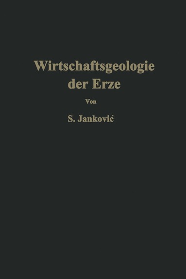 bokomslag Wirtschaftsgeologie der Erze