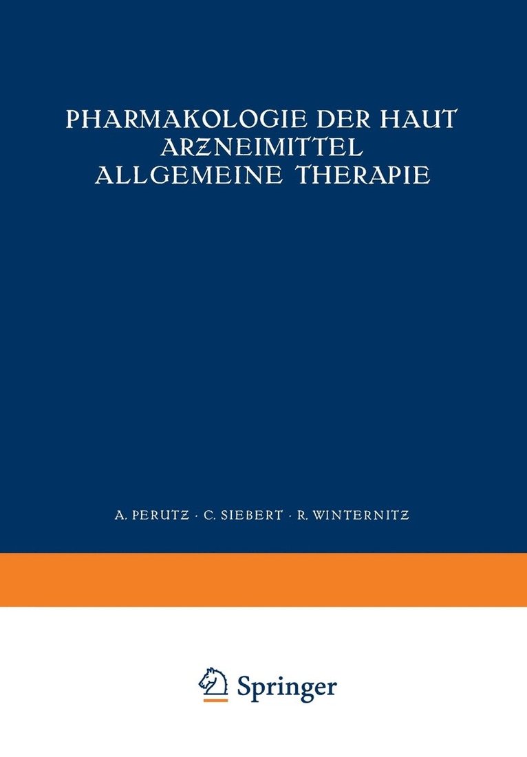 Pharmakologie der Haut Arneimittel Allgemeine Therapie 1