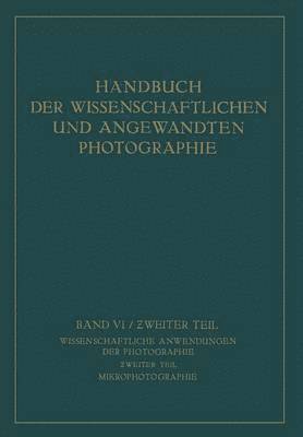 bokomslag Wissenschaftliche Anwendungen der Photographie