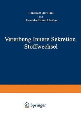 bokomslag Vererbung Innere Sekretion Stoffwechsel