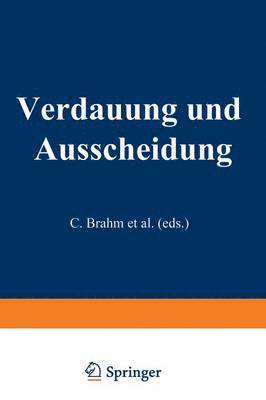 bokomslag Verdauung und Ausscheidung