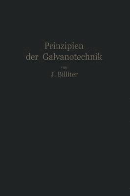 bokomslag Prinzipien der Galvanotechnik