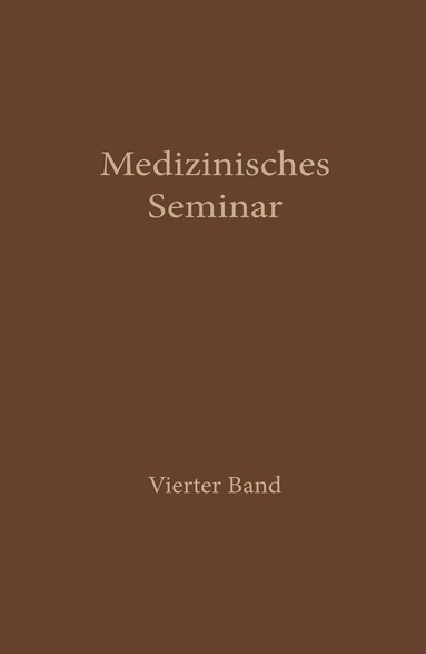 bokomslag Medizinisches Seminar