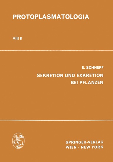 bokomslag Sekretion und Exkretion bei Pflanzen