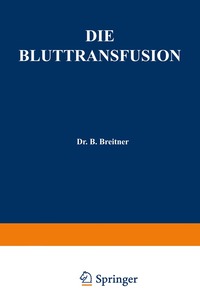 bokomslag Die Bluttransfusion