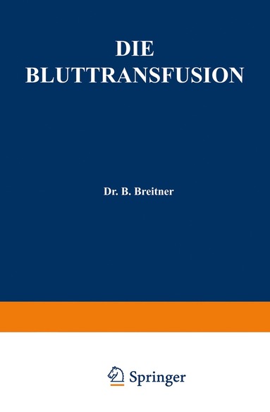 bokomslag Die Bluttransfusion