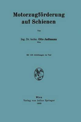 bokomslag Motorzugfrderung auf Schienen