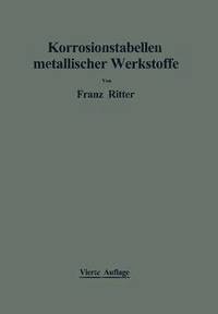 bokomslag Korrosionstabellen metallischer Werkstoffe