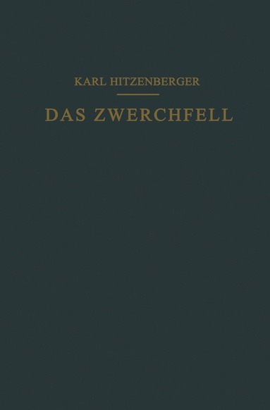 bokomslag Das Zwerchfell im Gesunden und Kranken Zustand