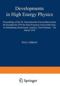 bokomslag Developments in High Energy Physics