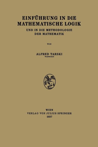 bokomslag Einführung in die Mathematische Logik