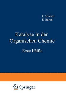 bokomslag Katalyse in der Organischen Chemie