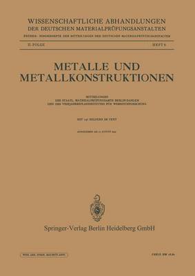 Metalle und Metallkonstruktionen 1