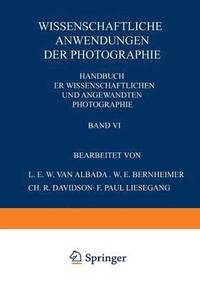 bokomslag Wissenschaftliche Anwendungen der Photographie