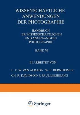 bokomslag Wissenschaftliche Anwendungen der Photographie