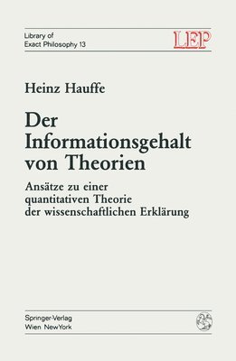 bokomslag Der Informationsgehalt Von Theorien