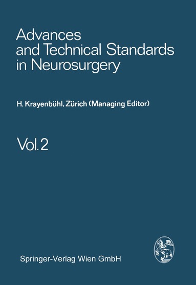 bokomslag Advances and Technical Standards in Neurosurgery