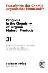 bokomslag Fortschritte der Chemie Organischer Naturstoffe / Progress in the Chemistry of Organic Natural Products