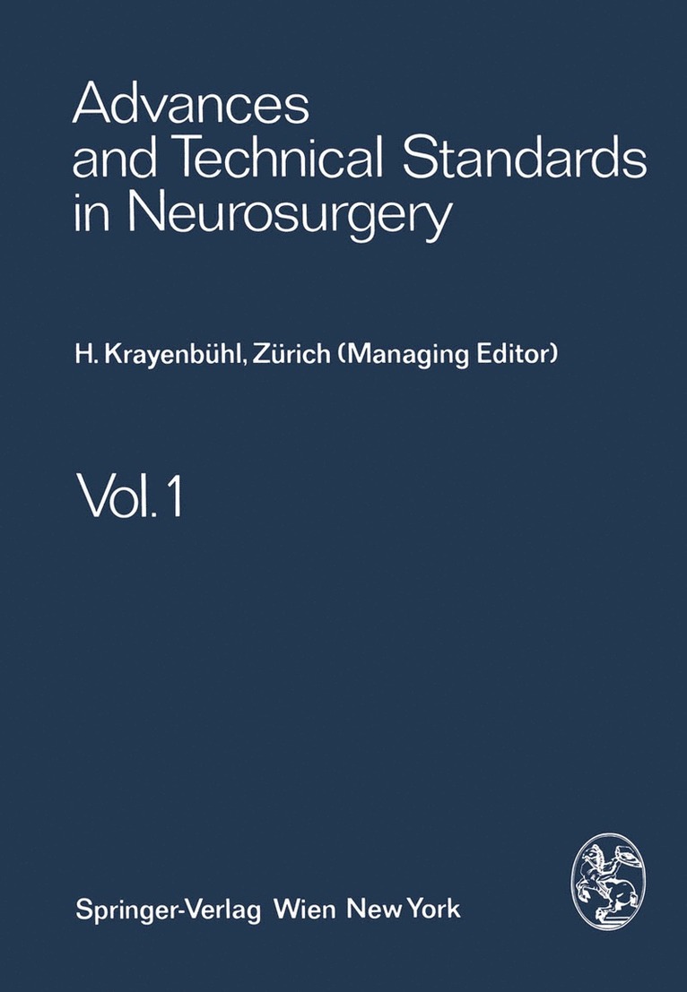 Advances and Technical Standards in Neurosurgery 1