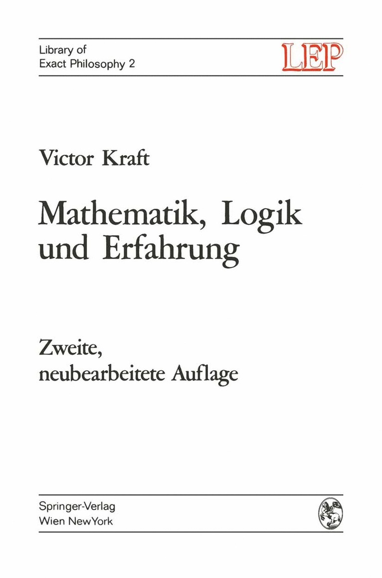 Mathematik, Logik und Erfahrung 1