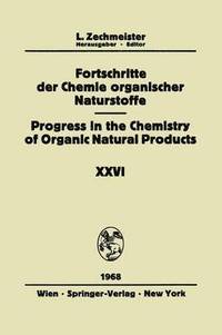 bokomslag Fortschritte der Chemie Organischer Naturstoffe/Progress in the Chemistry of Organic Natural Products