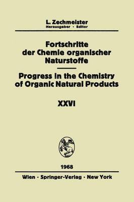 bokomslag Fortschritte der Chemie Organischer Naturstoffe/Progress in the Chemistry of Organic Natural Products