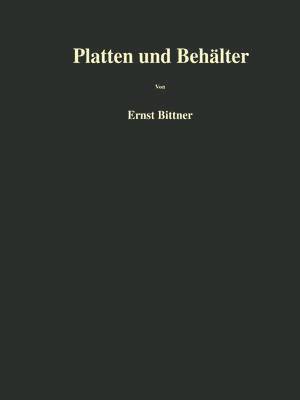 bokomslag Platten und Behlter