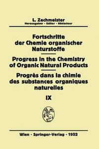 bokomslag Fortschritte der Chemie Organischer Naturstoffe/Progress in the Chemistry of Organic Natural Products/Progrs Dans La Chimie Des Substances Organiques Naturelles