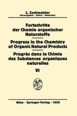 bokomslag Fortschritte der Chemie Organischer Naturstoffe/Progress in the Chemistry of Organic Natural Products/Progrs Dans la Chimie des Substances Organiques Naturelles