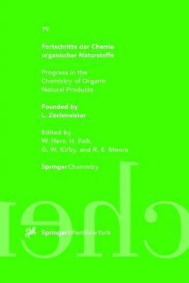 bokomslag Fortschritte der Chemie organischer Naturstoffe / Progress in the Chemistry of Organic Natural Products