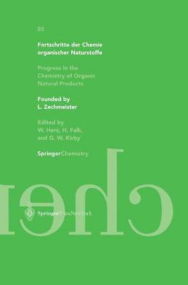 bokomslag Fortschritte der Chemie organischer Naturstoffe / Progress in the Chemistry of Organic Natural Products 85