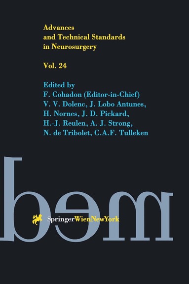 F. Cohadon - Advances and Technical Standards in Neurosurgery, Häftad