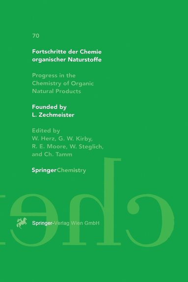 bokomslag Fortschritte der Chemie organischer Naturstoffe Progress in the Chemistry of Organic Natural Products