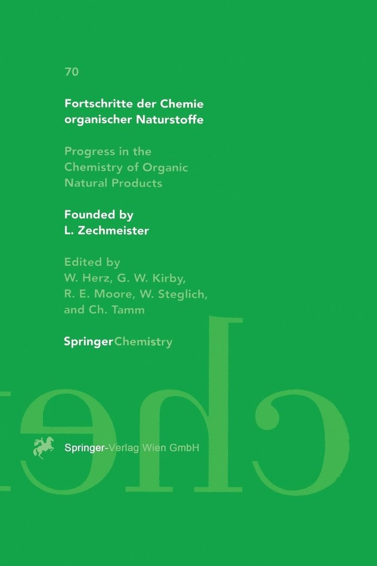 Fortschritte der Chemie organischer Naturstoffe Progress in the Chemistry of Organic Natural Products 1