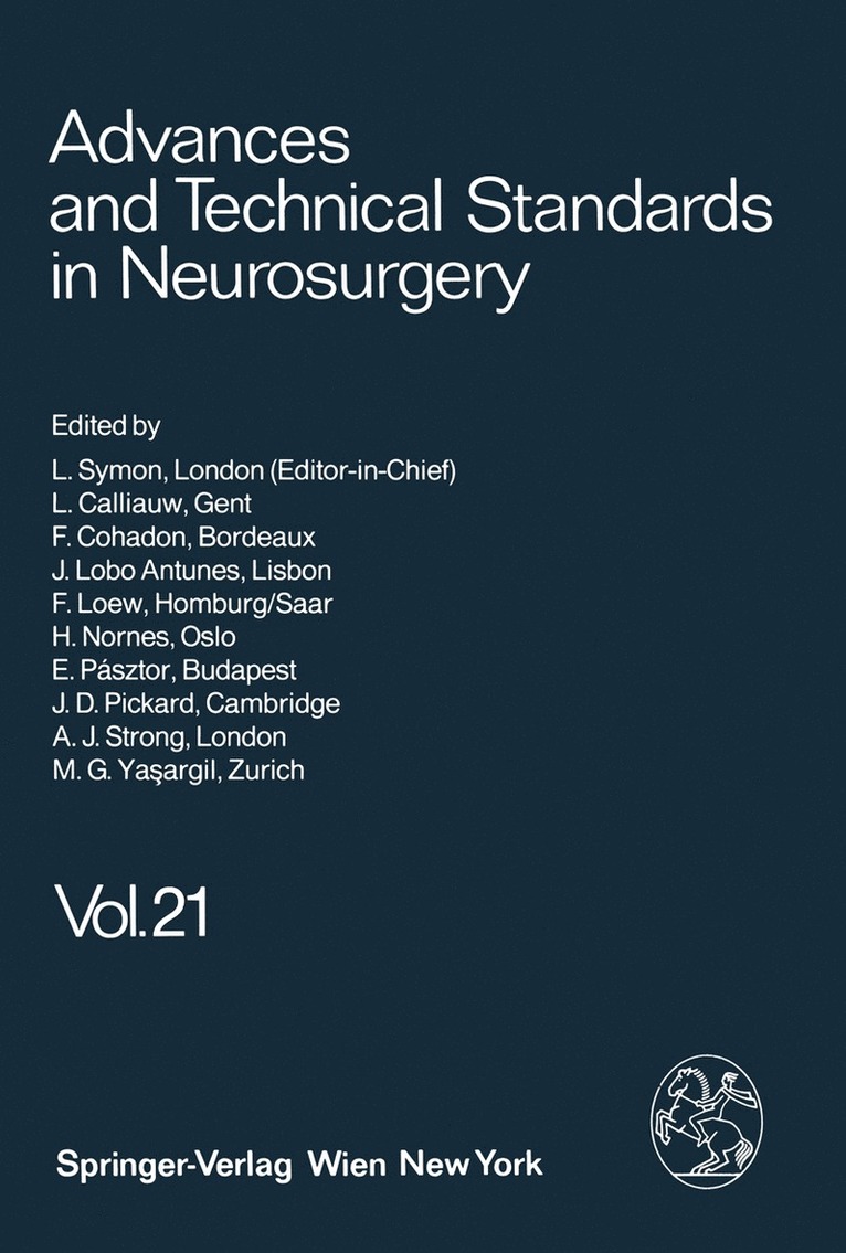 Advances and Technical Standards in Neurosurgery 1