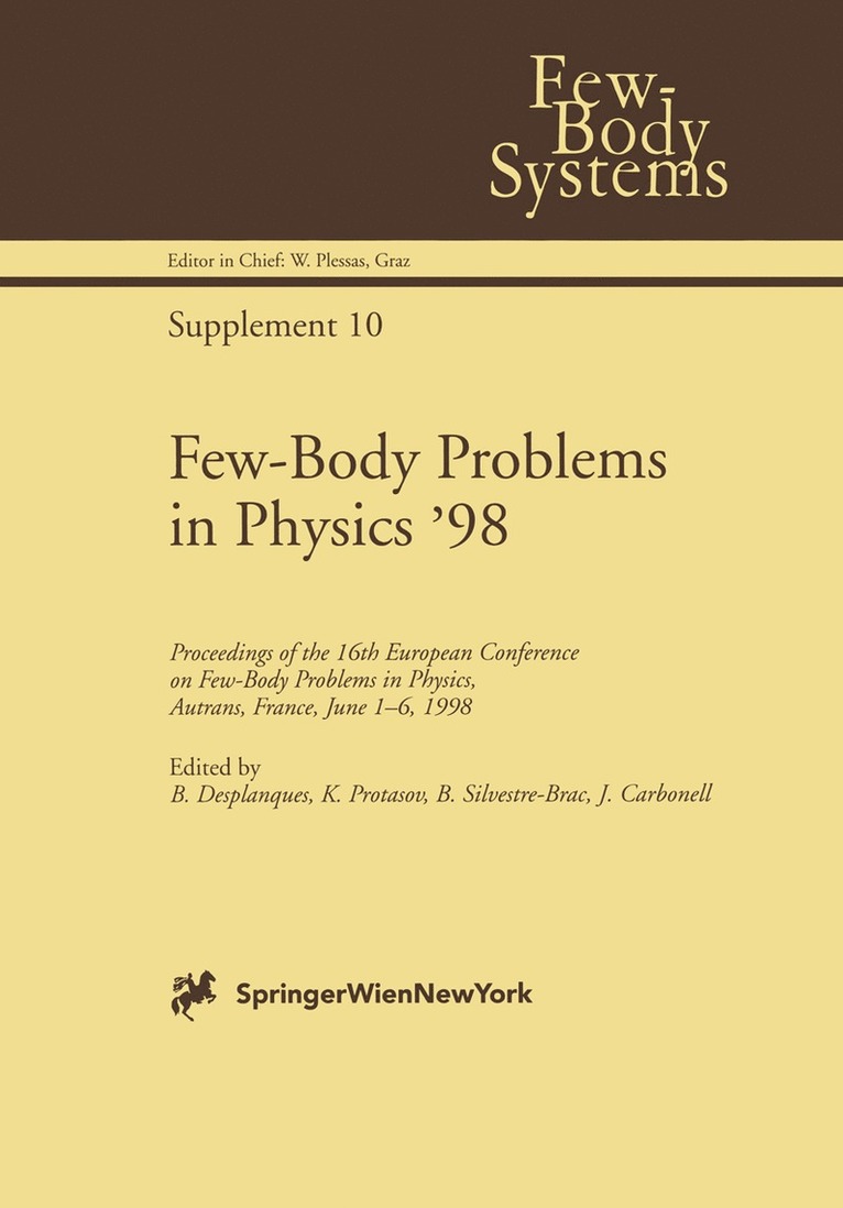 Few-Body Problems in Physics 98 1