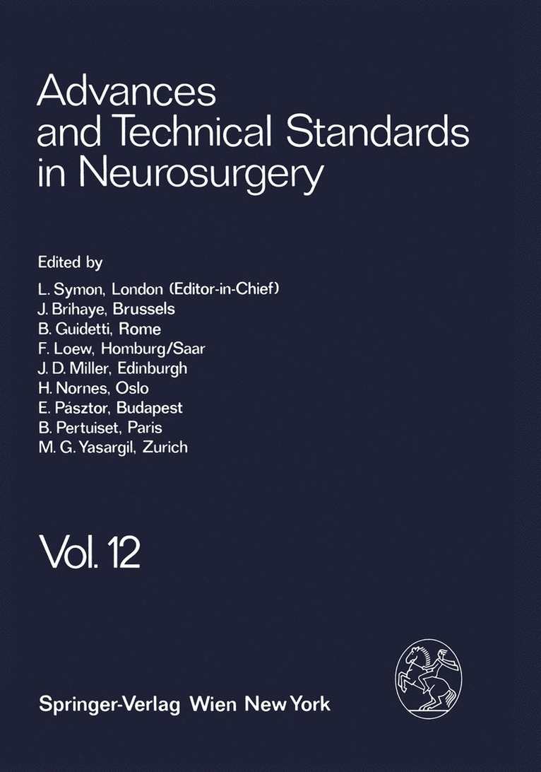 Advances and Technical Standards in Neurosurgery 1