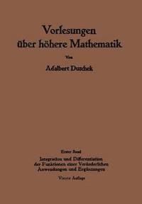 bokomslag Vorlesungen ber hhere Mathematik