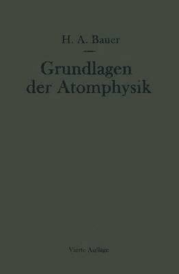 bokomslag Grundlagen der Atomphysik