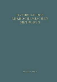 bokomslag Handbuch der Mikrochemischen Methoden