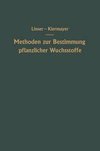 bokomslag Methoden zur Bestimmung pflanzlicher Wuchsstoffe