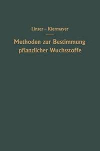 bokomslag Methoden zur Bestimmung pflanzlicher Wuchsstoffe