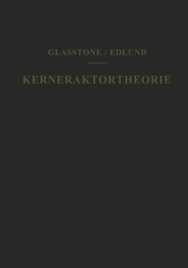 Kernreaktortheorie 1