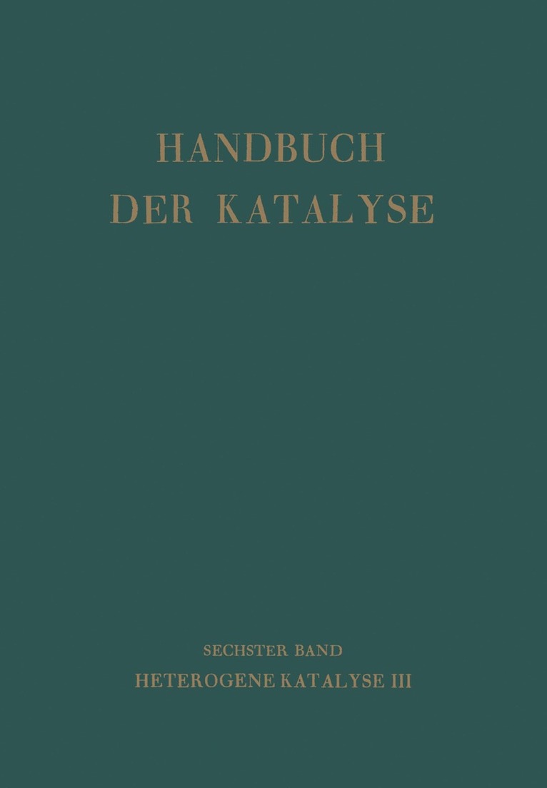 Handbuch Der Katalyse